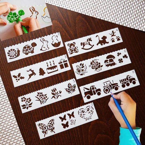 Obrázok z Sada šablón na maľovanie 27 obrázkov