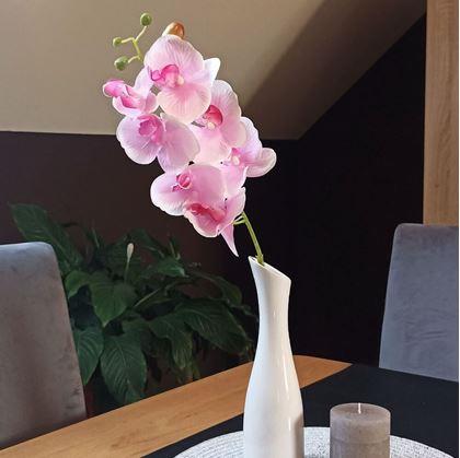 Obrázok z Umelé kvety orchidea -  svetlo ružová