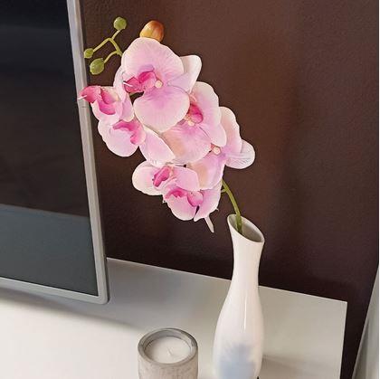 Obrázok z Umelé kvety orchidea -  svetlo ružová