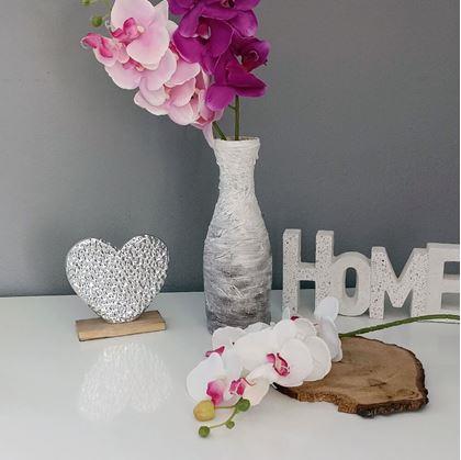 Obrázok z Umelé kvety orchidea - tmavo ružová