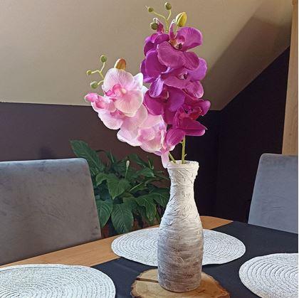 Obrázok z Umelé kvety orchidea -  svetlo ružová
