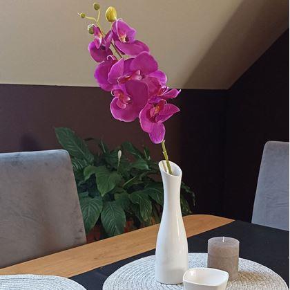 Obrázok z Umelé kvety orchidea - tmavo ružová