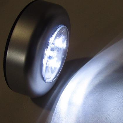 Obrázok z Samolepiaca lampička 3 LED strieborná