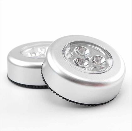 Obrázok z Samolepiaca lampička 3 LED strieborná