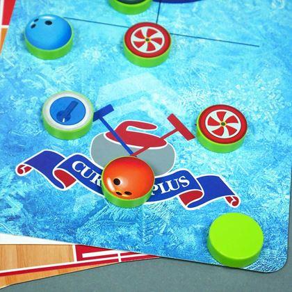 Obrázok z Sada športových stolových hier 6v1 - futbal, basketbal, curling, preteky, kolky, bowling