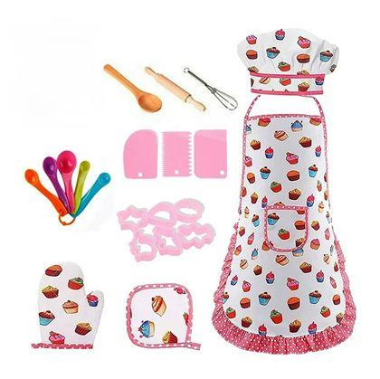 Obrázok z Detská pekárska súprava s riadom a zásterou