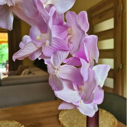 Obrázok z Umelé kvety orchidea - svetlofialová