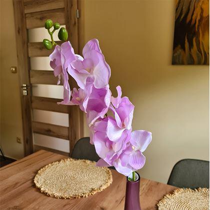 Obrázok z Umelé kvety orchidea - svetlofialová