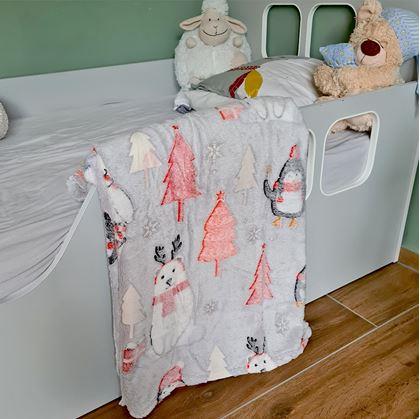 Obrázok z Vianočná svietiaca deka