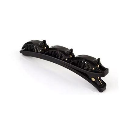 Obrázok z Klip do vlasov so sponkami  -  čierny