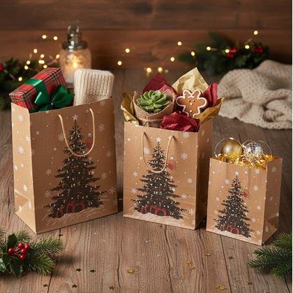 Obrázok z Vianočná taška - veľkosť M - stromček