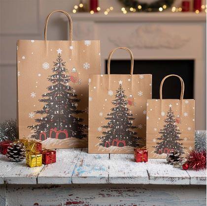 Obrázok z Vianočná taška - veľkosť M - stromček