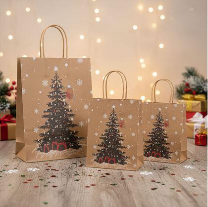 Obrázok z Vianočná taška - veľkosť M - stromček