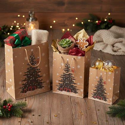 Obrázok z Vianočná taška - veľkosť L - darčeky