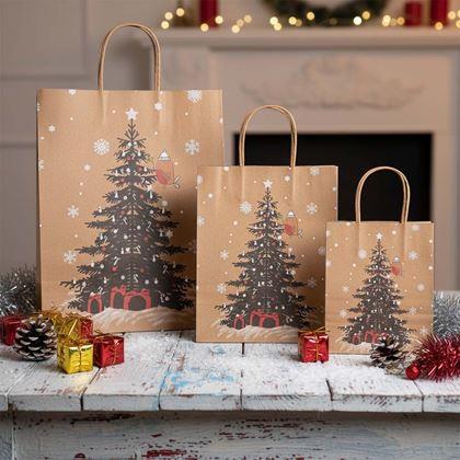 Obrázok z Vianočná taška - veľkosť L - darčeky