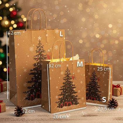 Obrázok z Vianočná taška - veľkosť L - darčeky