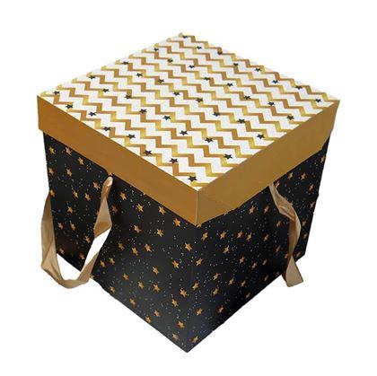 Obrázok z Darčeková krabička 22 cm  -  hviezdy