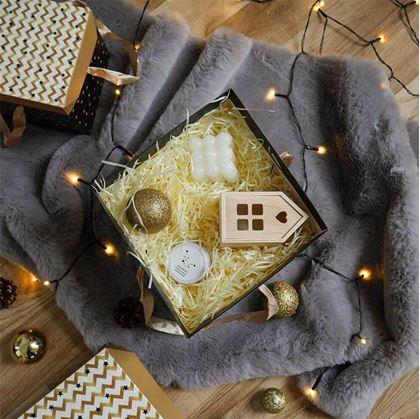 Obrázok z Darčeková krabička 22 cm  -  hviezdy