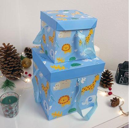 Obrázok z Darčeková krabička 22 cm  - safari