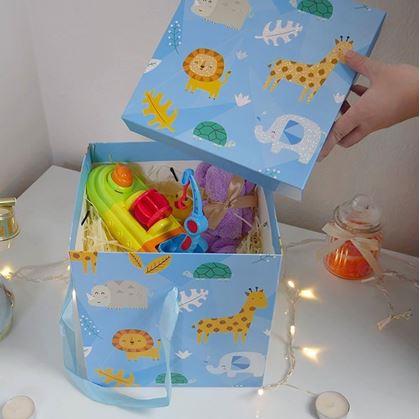 Obrázok z Darčeková krabička 22 cm  - safari