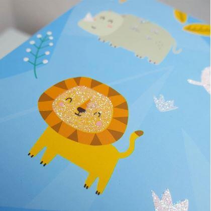 Obrázok z Darčeková krabička 22 cm  - safari