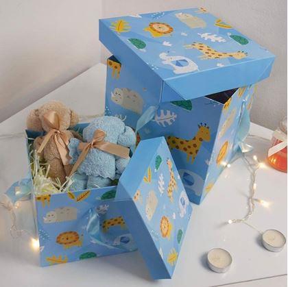 Obrázok z Darčeková krabička 22 cm  - safari