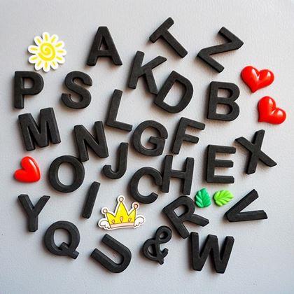 Obrázok z Magnetické písmená na chladničke
