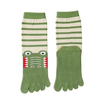 Obrázok z Detské prstové ponožky - veľ. 19-24 cm - krokodíl