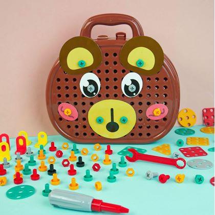 Obrázok z Skrutkovacie stavebnice pre deti