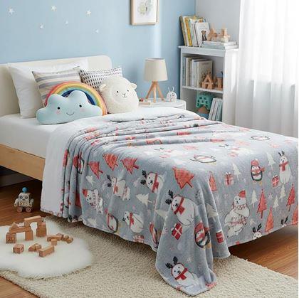 Obrázok z Vianočná svietiaca deka