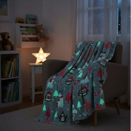 Obrázok z Vianočná svietiaca deka