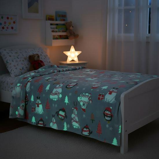 Obrázok z Vianočná svietiaca deka