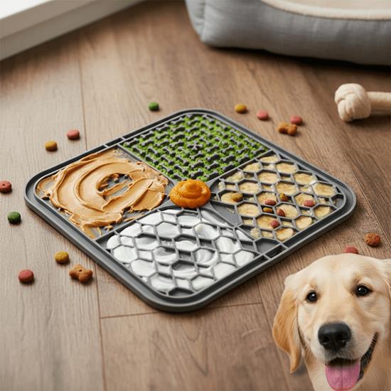 Obrázok z Silikónová lízacia podložka pre psa