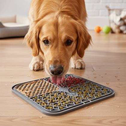 Obrázok z Silikónová lízacia podložka pre psa