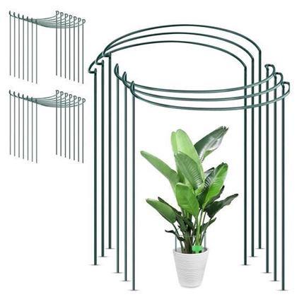 Obrázok z Kovová podpera pre rastliny 2 ks 35 cm