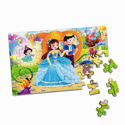 Obrázok z Detské puzzle v plechovej krabičke  -  kráľovstvo
