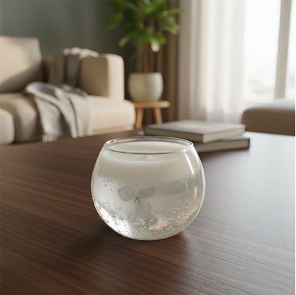 Obrázok z Gélová sviečka  - svetlomodrá