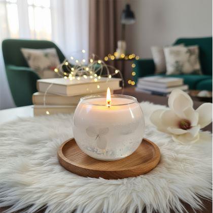 Obrázok z Gélová sviečka  - svetlomodrá