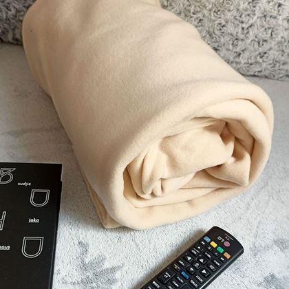 Obrázok z Televízna deka s rukávmi -  krémová