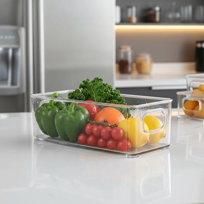 Obrázok z Kuchynský organizér priehľadný 25 cm