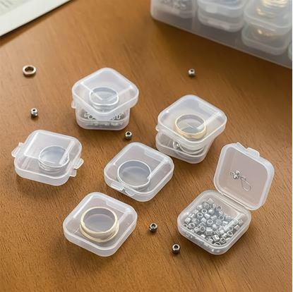 Obrázok 5 ks Mini úložná krabička 3,5 x 3,5 cm