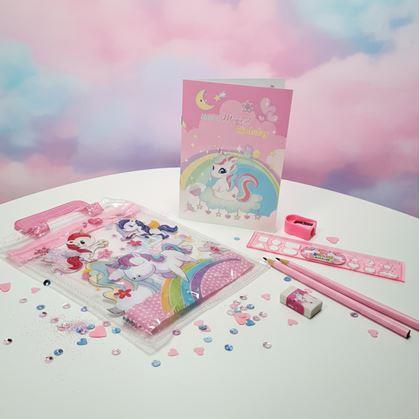 Obrázok z Sada školských potrieb pre deti - jednorožec