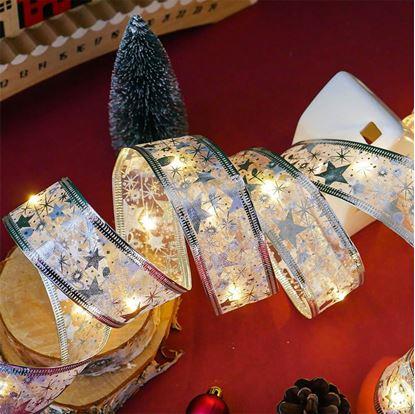 Obrázok Svietiaca vianočná stuha 5 m