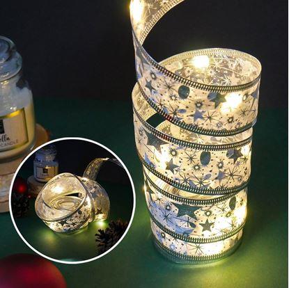 Obrázok Svietiaca vianočná stuha 5 m