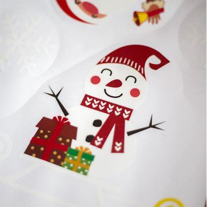 Obrázok z Vianočné nálepky na okno  -  Santa Claus