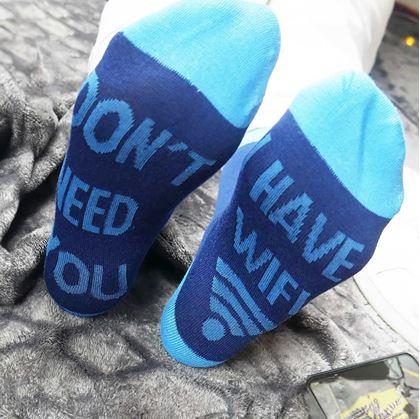 Obrázok z Ponožky - nepotrebujem ťa, mám Wi-Fi