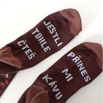 Obrázok z Ponožky - Prines mi kávu