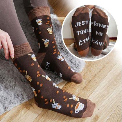 Obrázok z Ponožky - Prines mi kávu