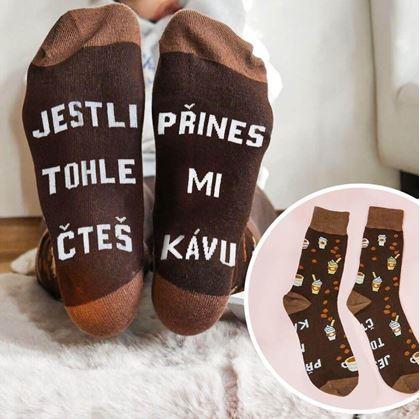 Obrázok z Ponožky - Prines mi kávu