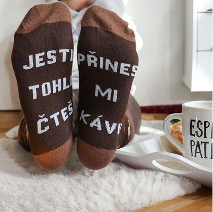 Obrázok z Ponožky - Prines mi kávu